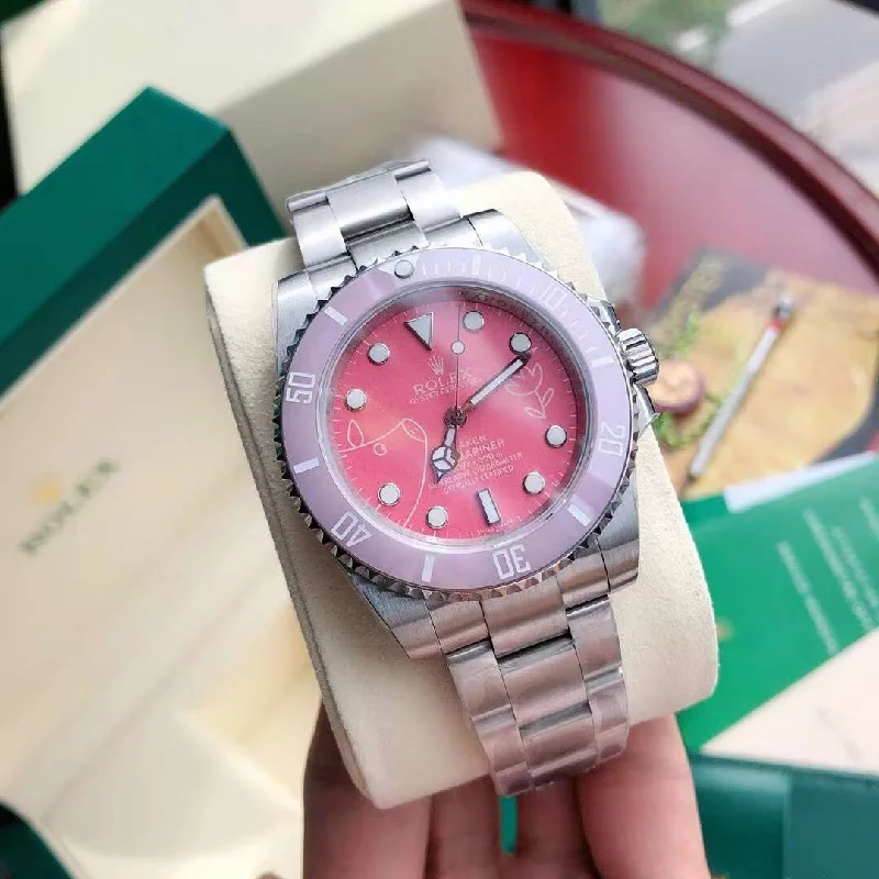 Luxury quartz watches with high-end movements Rolex Submariner BLAKEN Pink Pig Steel no date Swiss Original movement Luxury quartz watches with high-end movements Rolex Submariner BLAKEN Pink Pig Steel no date Swiss Original movement