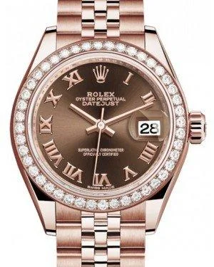 Watches with a stylish look Rolex Lady Datejust 28 Rose Gold Chocolate Roman Dial & Diamond Bezel Jubilee Bracelet 279135RBR Watches with a stylish look Rolex Lady Datejust 28 Rose Gold Chocolate Roman Dial & Diamond Bezel Jubilee Bracelet 279135RBR