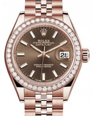 designer watches for special occasions Rolex Lady Datejust 28 Rose Gold Chocolate Index Dial & Diamond Bezel Jubilee Bracelet 279135RBR designer watches for special occasions Rolex Lady Datejust 28 Rose Gold Chocolate Index Dial & Diamond Bezel Jubilee Bracelet 279135RBR