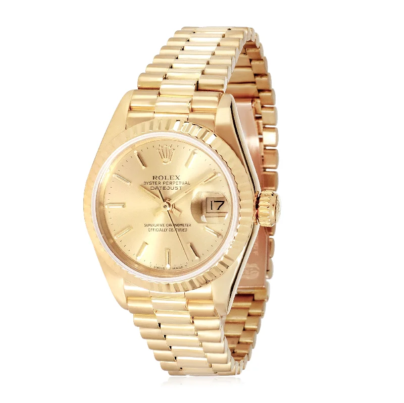Luxury brand automatic watches for men   Rolex Datejust 69178 Womens Watch in 18kt Yellow Gold