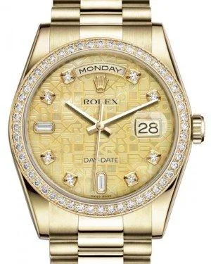 Men's dress watches with slim profile Rolex Day-Date 36 Yellow Gold Champagne Mother of Pearl Jubilee Diamond Dial & Diamond Bezel President Bracelet 118348 Men's dress watches with slim profile Rolex Day-Date 36 Yellow Gold Champagne Mother of Pearl Jubilee Diamond Dial & Diamond Bezel President Bracelet 118348