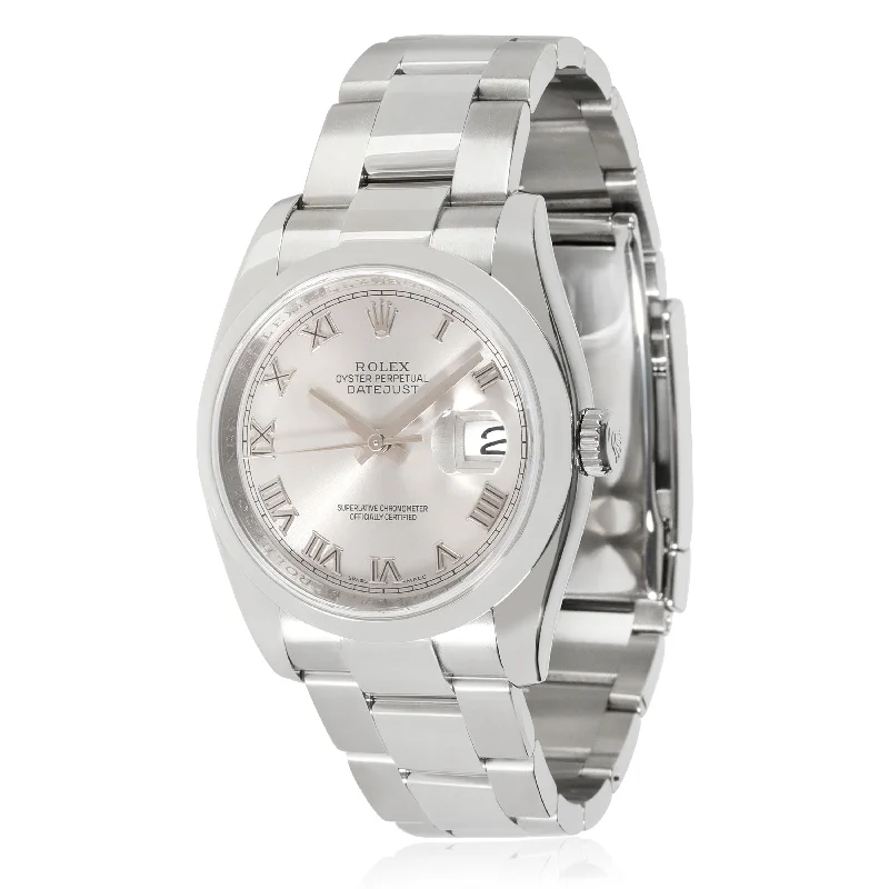 Vintage style quartz watches   Rolex Datejust 116200 Mens Watch in  Stainless Steel