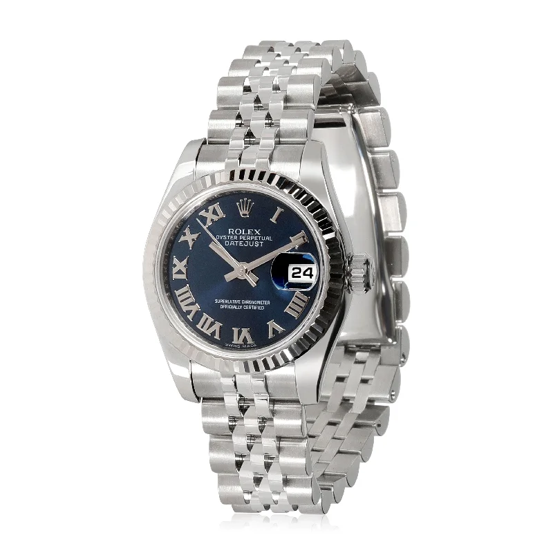 Watches with a classic look   Rolex Datejust 179174 Womens Watch in 18kt Stainless Steel/White Gold