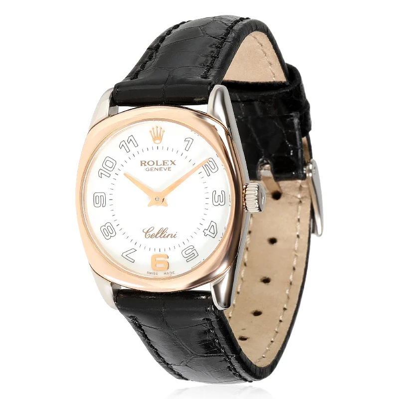 Women's dress watches with elegant straps   Rolex Danaos 6229 Womens Watch in 18kt 2 Tone Gold