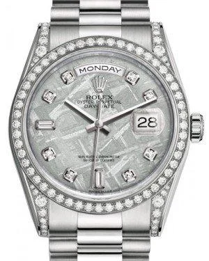 women’s watches with interchangeable bands Rolex Day-Date 36 White Gold Meteorite Diamond Dial & Diamond Set Case & Bezel President Bracelet 118389 women’s watches with interchangeable bands Rolex Day-Date 36 White Gold Meteorite Diamond Dial & Diamond Set Case & Bezel President Bracelet 118389