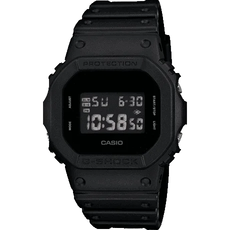classic pocket watches for collectors   Casio G-Shock Watch Men's Black on Black DW-5600BB-1DR