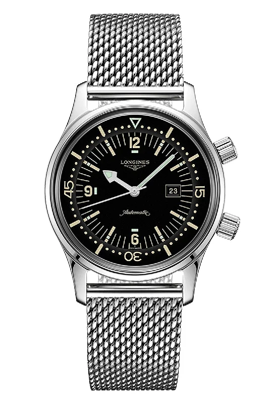 classic pocket watches for collectors   Longines Heritage Diver L3.374.4.50.6