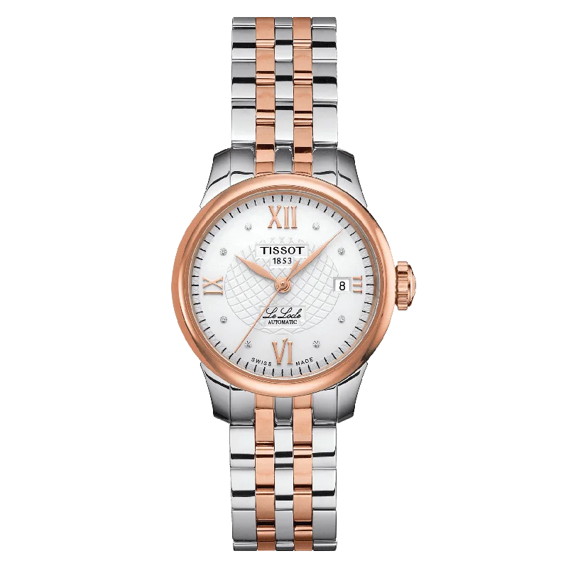 minimalistic watches for men with leather bands   Tissot Le Locle  Automatic  Lady T41218316