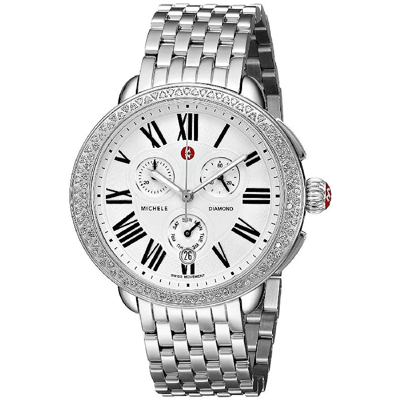women’s watches with interchangeable bands Michele Serein Quartz Chronograph Diamond Silver Dial Women's Watch MWW21A000001 women’s watches with interchangeable bands Michele Serein Quartz Chronograph Diamond Silver Dial Women's Watch MWW21A000001