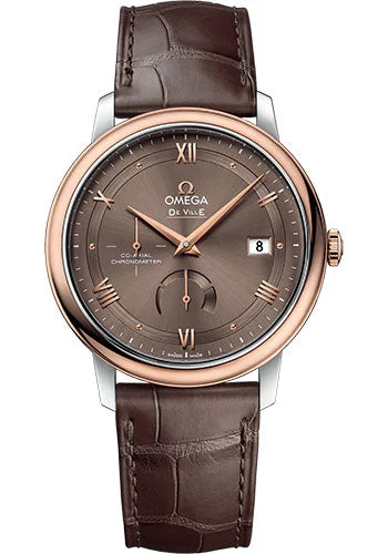 best luxury watches for men Omega De Ville Prestige Co-Axial Power Reserve Watch - 39.5 mm Steel And Red Gold Case - Chestnut Dial - Brown Leather Strap - 424.23.40.21.13.001 best luxury watches for men Omega De Ville Prestige Co-Axial Power Reserve Watch - 39.5 mm Steel And Red Gold Case - Chestnut Dial - Brown Leather Strap - 424.23.40.21.13.001