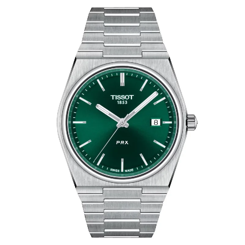 Watches with leather straps and quick release clasps   TISSOT - PRX