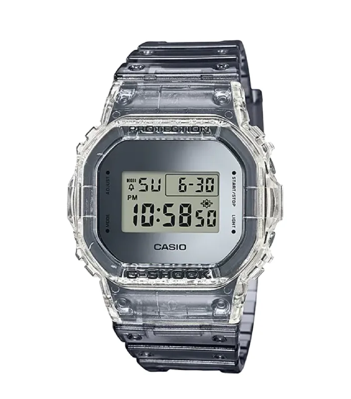 Watches for daily wear   Casio G-Shock Men's Watch Translucent Grey DW-5600SK-1DR