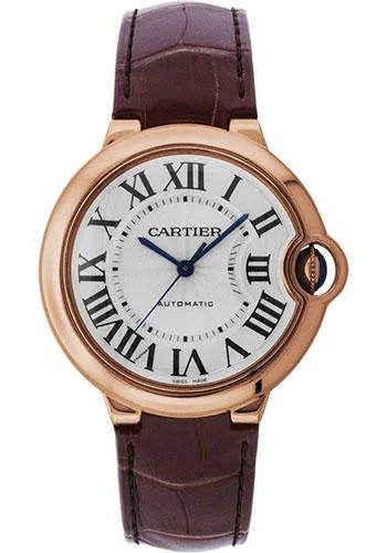 stylish watches for everyday wear Cartier Ballon Bleu de Cartier Watch - Medium Rose Gold Case - Alligator Strap - W6900456 stylish watches for everyday wear Cartier Ballon Bleu de Cartier Watch - Medium Rose Gold Case - Alligator Strap - W6900456