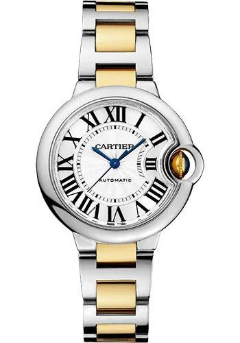 Modern design square dial watches Cartier Ballon Bleu de Cartier Watch - 33 mm Steel and Yellow Gold Case - Silvered Dial - Interchangeable Two-Tone Bracelet - W2BB0029 Modern design square dial watches Cartier Ballon Bleu de Cartier Watch - 33 mm Steel and Yellow Gold Case - Silvered Dial - Interchangeable Two-Tone Bracelet - W2BB0029