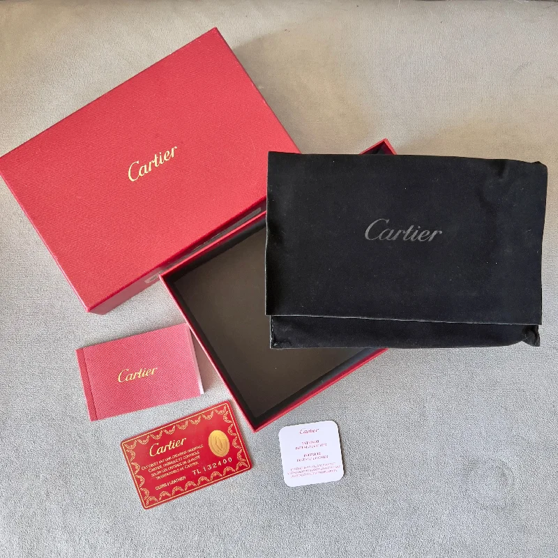 Watches for daily wear   CARTIER Wallet Box 7.30x5x2.10 inches + Pouch + Booklets + Filled Certificate