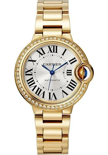 minimalistic watches for men with leather bands Cartier Ballon Bleu de Cartier Watch - 33 mm Yellow Gold Case - Diamond Bezel - Interchangeable Bracelet - WJBB0069 minimalistic watches for men with leather bands Cartier Ballon Bleu de Cartier Watch - 33 mm Yellow Gold Case - Diamond Bezel - Interchangeable Bracelet - WJBB0069