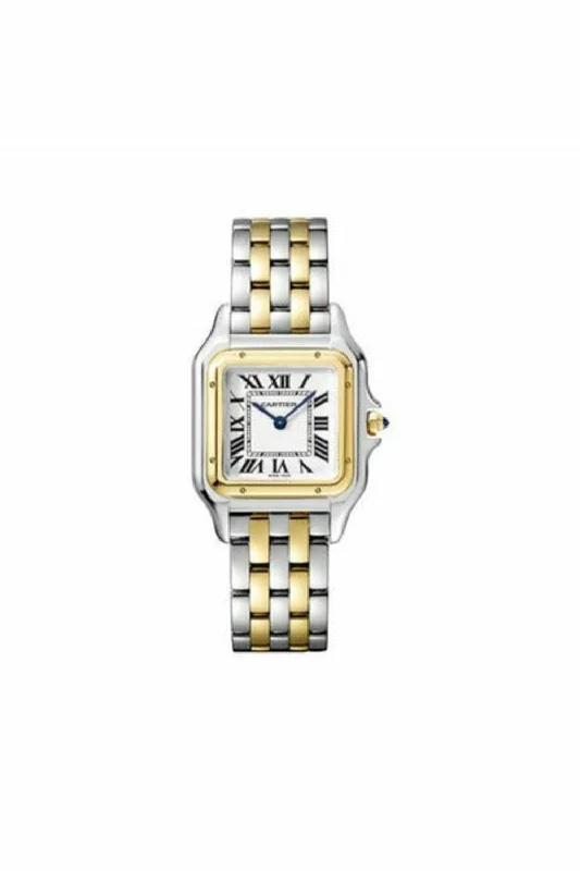 Watches for daily wear   cartier panthere de cartier 18kt yellow gold & steel 27mm x 37mm ladies watch